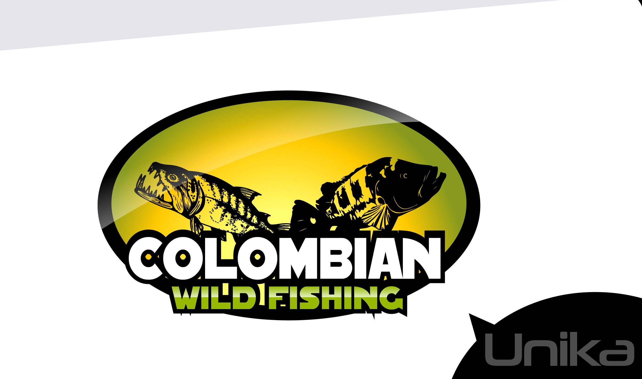 Mascot Logo Colombian Wild Fishing