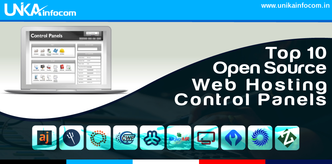You need a powerful, secure & fast control panel to main all your domain hosting. your web hosting control panel must have all latest features to provide you an interface from where you can manage your domain hosting, DNS server, mail server and resellers in a seamless manner. There are some open source web hosting panel which will give you all of the above features. Here we will discuss about Top 10 Open Source Web Hosting Control Panels.  