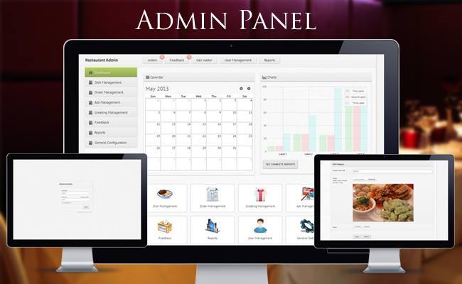 Food ordering Admin Panel