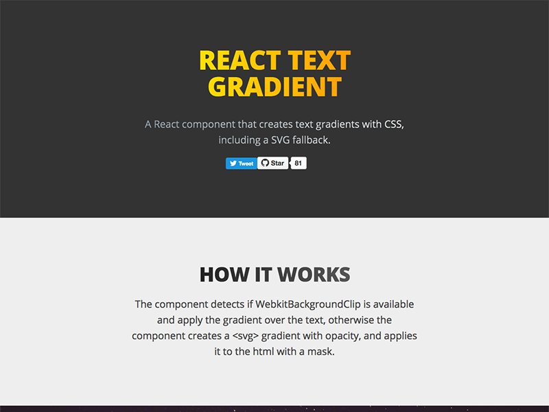 React Text Gradient