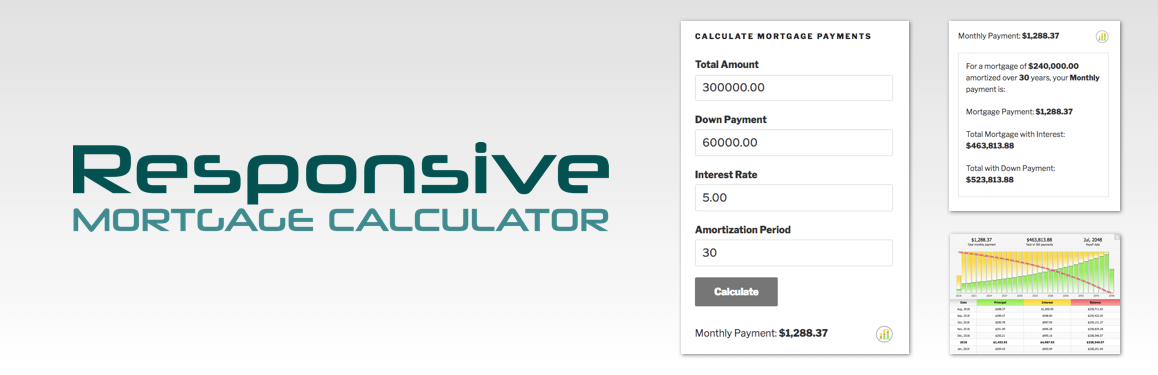 responsive mortgage calculator